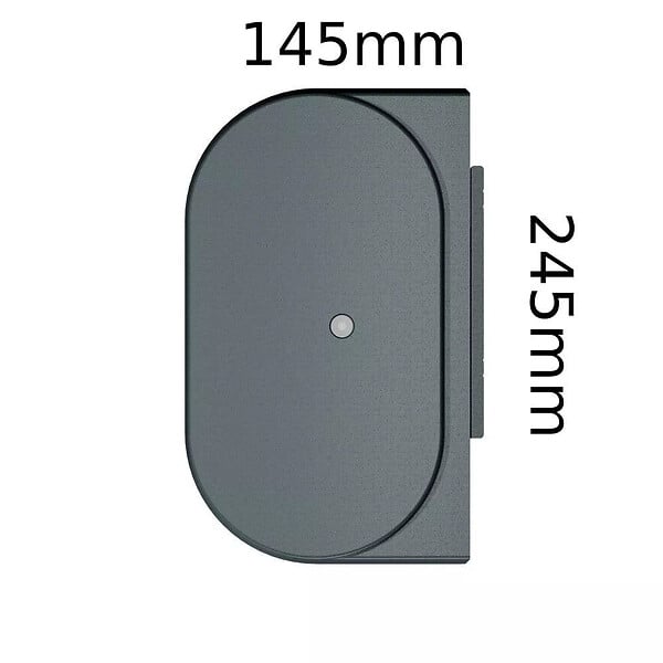 INTERSUN - Store banne coffre intégral CELESTE 3,00x2,00 M (Motorisé Secours à Télécommande - Gris anthracite structuré RAL7016ST - Gris foncé 250g/m²) - large