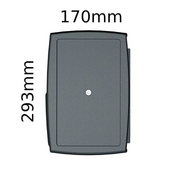 INTERSUN - Store banne coffre intégral SOA 3,00x2,50 M (Motorisé Secours à Télécommande - Gris anthracite structuré RAL7016ST - Gris foncé 250g/m²) - large