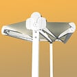 INTERSUN - Store banne double pente ENARGITE 4,00x2x2,00 M (Manuelle - Blanc satiné RAL9010 - Gris foncé 250g/m²) - vignette