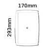 INTERSUN - Store banne coffre intégral SOA 3,00x2,50 M (Motorisé Secours à Télécommande + LED - Blanc satiné RAL9010 - Écru 250g/m²) - vignette