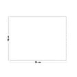 99DECO - Fond de hotte en aluminium blanc - 70x90 cm - vignette