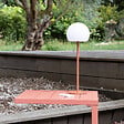 HAPPY GARDEN - Lampe LED à poser terracotta ISIS - vignette