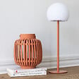 HAPPY GARDEN - Lampe LED à poser terracotta ISIS - vignette