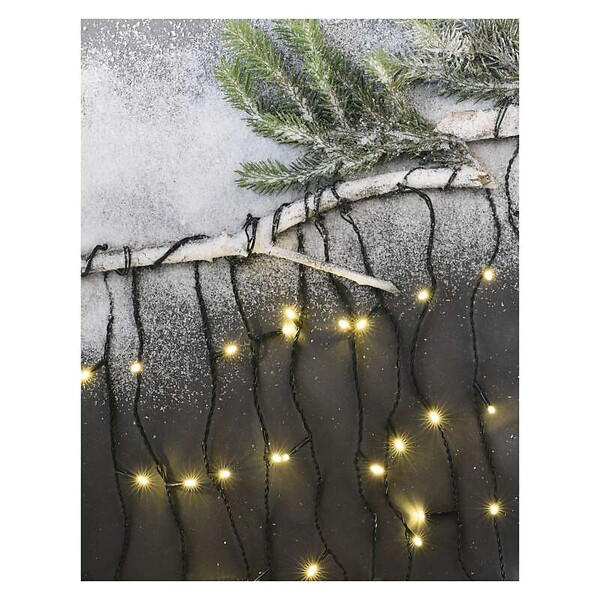 DEBFLEX - DEBFLEX - GUIRLANDE RIDEAU BLANC CHAUD 10M ETANCHE IP44 - 600607 - large