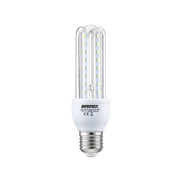 DEBFLEX - AMPOULE LED 3U T3 E27 9W 6500K 780LM - large