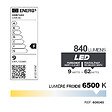 DEBFLEX - AMPOULE LED 3U T3 B22 9W 6500K 780LM - vignette