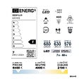 DEBFLEX - AMPOULE A60 SMD VERRE BLANC E27 7W TRIMAX 630LM - vignette