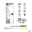 DEBFLEX - AMPOULE G45 SMD VERRE BLANC E14 3W 2700K 240LM - vignette