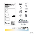 DEBFLEX - AMPOULE A60 FILAMENT VERRE BLANC E27 4W 6500K 470LM - vignette
