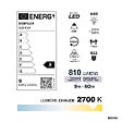 DEBFLEX - AMPOULE A60 SMD VERRE BLANC B22 9W 2700K 810LM - vignette