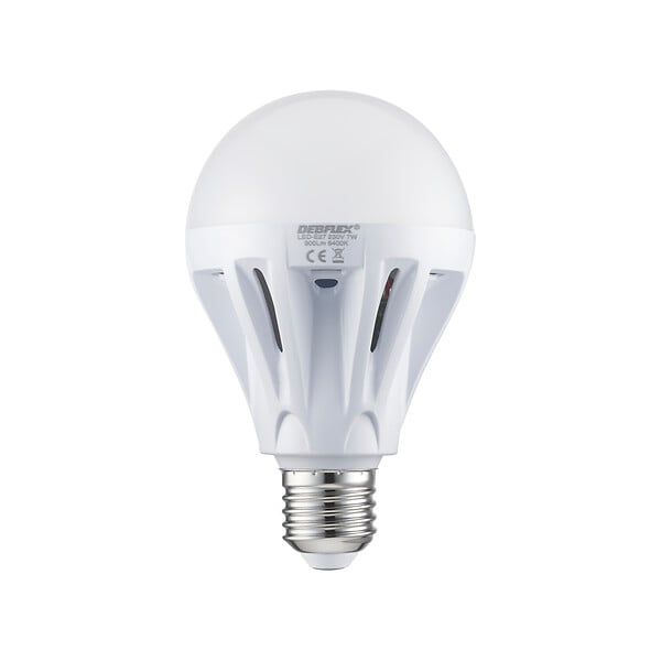 DEBFLEX - AMPOULE A80 ANTI COUPURE VERRE BLANC E27 7W 6400K 300LM - large