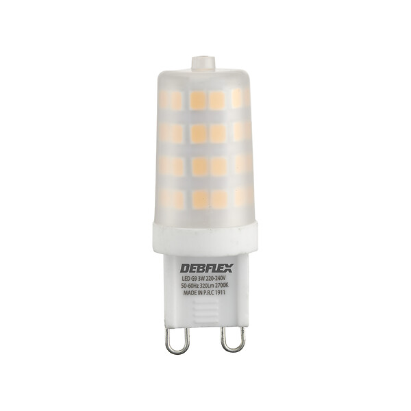 DEBFLEX - AMPOULE SMD TRANSPARENT G9 3W 2700K 320LM - large