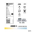 DEBFLEX - AMPOULE SPOT SMD VERRE TRANSPARENT GU10 VARIABLE 5W 4000K 400LM - vignette