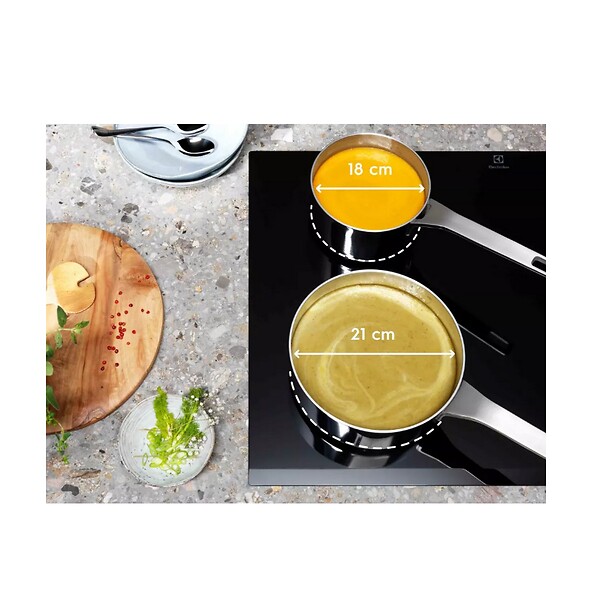 ELECTROLUX - table de cuisson à induction 60cm 3feux noir - EIV63343/1 - large