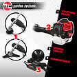 ELEM GARDEN TECHNIC - Débroussailleuse thermique 52CC - Lame + bobine - vignette