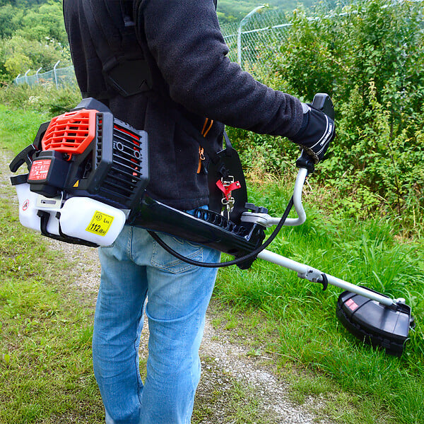 ELEM GARDEN TECHNIC - Débroussailleuse thermique 52CC - Lame + bobine - large