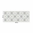 99DECO - Tapis antidérapant - Agathe - vinyle - int./ext. - Multicolore - 50x120cm - vignette