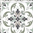 99DECO - Tapis antidérapant - Agathe - vinyle - int./ext. - Multicolore - 50x120cm - vignette