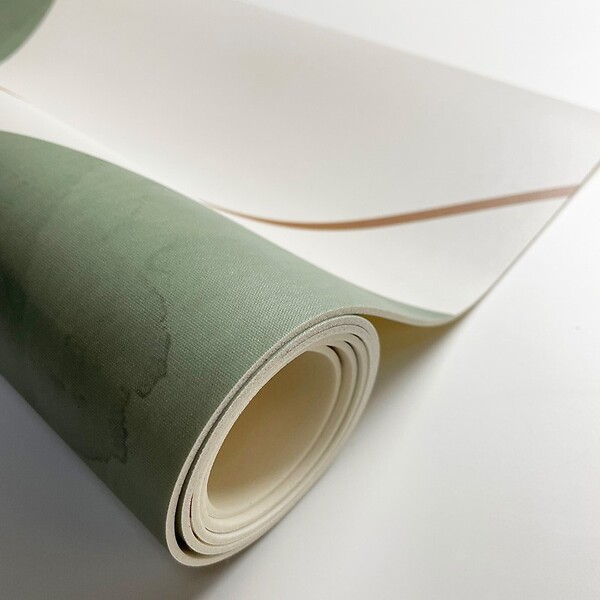 99DECO - Tapis antidérapant - Organique - vinyle - int./ext. - Vert - 120x200cm - large