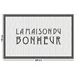 99DECO - Tapis antidérapant - Tesselle - vinyle - int./ext. - Gris - 120x200cm - vignette