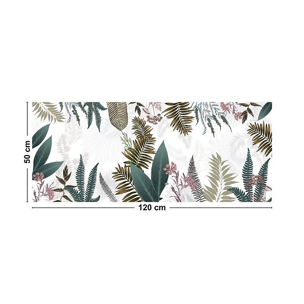 99DECO - Tapis antidérapant - Sweet Jungle - vinyle - int./ext. - Multicolore - 50x120cm - large