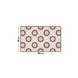 99DECO - Tapis antidérapant - Marsiho - vinyle - int./ext. - Rouge - 120x200cm - vignette