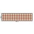 99DECO - Tapis antidérapant - Rétro - vinyle - int./ext. - Rouge - 50x200cm - vignette
