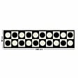 99DECO - Tapis antidérapant - Pop - vinyle - int./ext. - Noir - 50x200cm - vignette