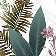 99DECO - Tapis antidérapant - Sweet Jungle - vinyle - int./ext. - Multicolore - 50x200cm - vignette