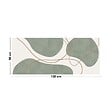 99DECO - Tapis antidérapant - Organique - vinyle - int./ext. - Vert - 50x200cm - vignette