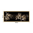 99DECO - Tapis antidérapant - Boho chic - vinyle - int./ext. - Noir - 50x120cm - vignette