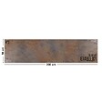 99DECO - Tapis antidérapant - Full Metal - vinyle - int./ext. - Marron - 50x200cm - vignette