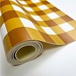 99DECO - Tapis antidérapant - Vichy - vinyle - int./ext. - Orange - 50x200cm - vignette