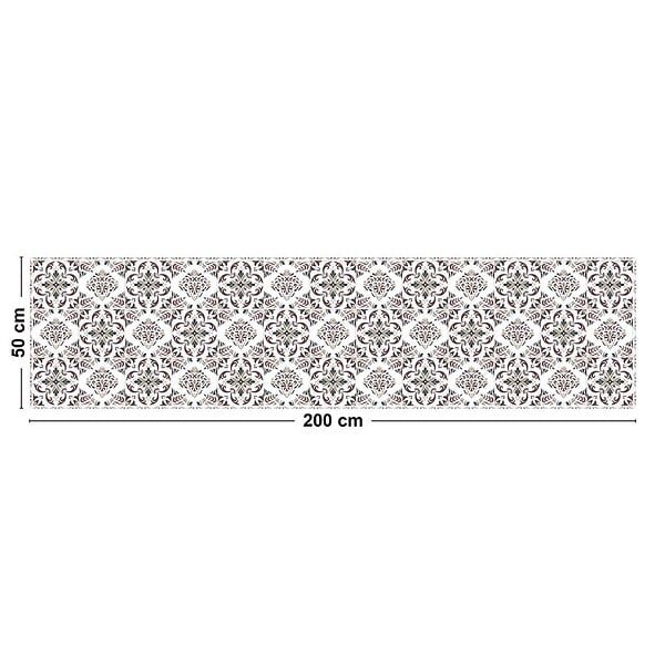 99DECO - Tapis antidérapant - Agathe - vinyle - int./ext. - Multicolore - 50x200cm - large