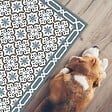 99DECO - Tapis antidérapant - Yazir - vinyle - int./ext. - Multicolore - 50x200cm - vignette