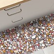99DECO - Tapis antidérapant - Fragments - vinyle - int./ext. - Multicolore - 120x200cm - vignette