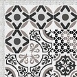 99DECO - Tapis antidérapant - Naples - vinyle - int./ext. - Multicolore - 120x200cm - vignette