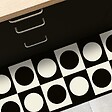 99DECO - Tapis antidérapant - Pop - vinyle - int./ext. - Noir - 50x120cm - vignette