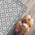 99DECO - Tapis antidérapant - Yazir - vinyle - int./ext. - Multicolore - 50x120cm - vignette