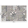 99DECO - Tapis antidérapant - Naples - vinyle - int./ext. - Multicolore - 120x200cm - vignette