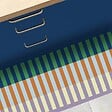 99DECO - Tapis antidérapant - Rythmo - vinyle - int./ext. - Bleu - 120x200cm - vignette