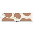 99DECO - Tapis antidérapant - Organique - vinyle - int./ext. - Orange - 50x120cm - vignette