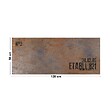 99DECO - Tapis antidérapant - Full Metal - vinyle - int./ext. - Marron - 50x120cm - vignette