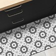 99DECO - Tapis antidérapant - Marsiho - vinyle - int./ext. - Gris - 50x120cm - vignette