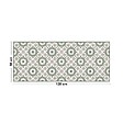 99DECO - Tapis antidérapant - Marsiho - vinyle - int./ext. - Multicolore - 50x120cm - vignette