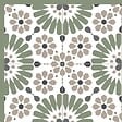 99DECO - Tapis antidérapant - Marsiho - vinyle - int./ext. - Multicolore - 50x120cm - vignette