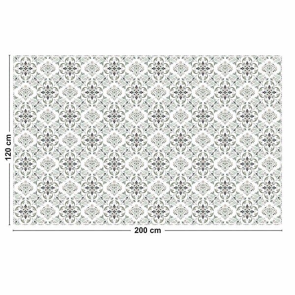 99DECO - Tapis antidérapant - Agathe - vinyle - int./ext. - Multicolore - 120x200cm - large