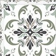 99DECO - Tapis antidérapant - Agathe - vinyle - int./ext. - Multicolore - 120x200cm - vignette