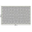99DECO - Tapis antidérapant - Cassandre - vinyle - int./ext. - Vert - 120x200cm - vignette