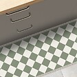 99DECO - Tapis antidérapant - Rétro - vinyle - int./ext. - Vert - 50x120cm - vignette